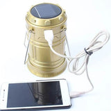 Solar Outdoor Led Camping Light With Portable Charging Power Bank